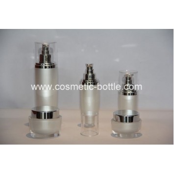 bottles and jars for cosmetics in oval shape(FA-10)